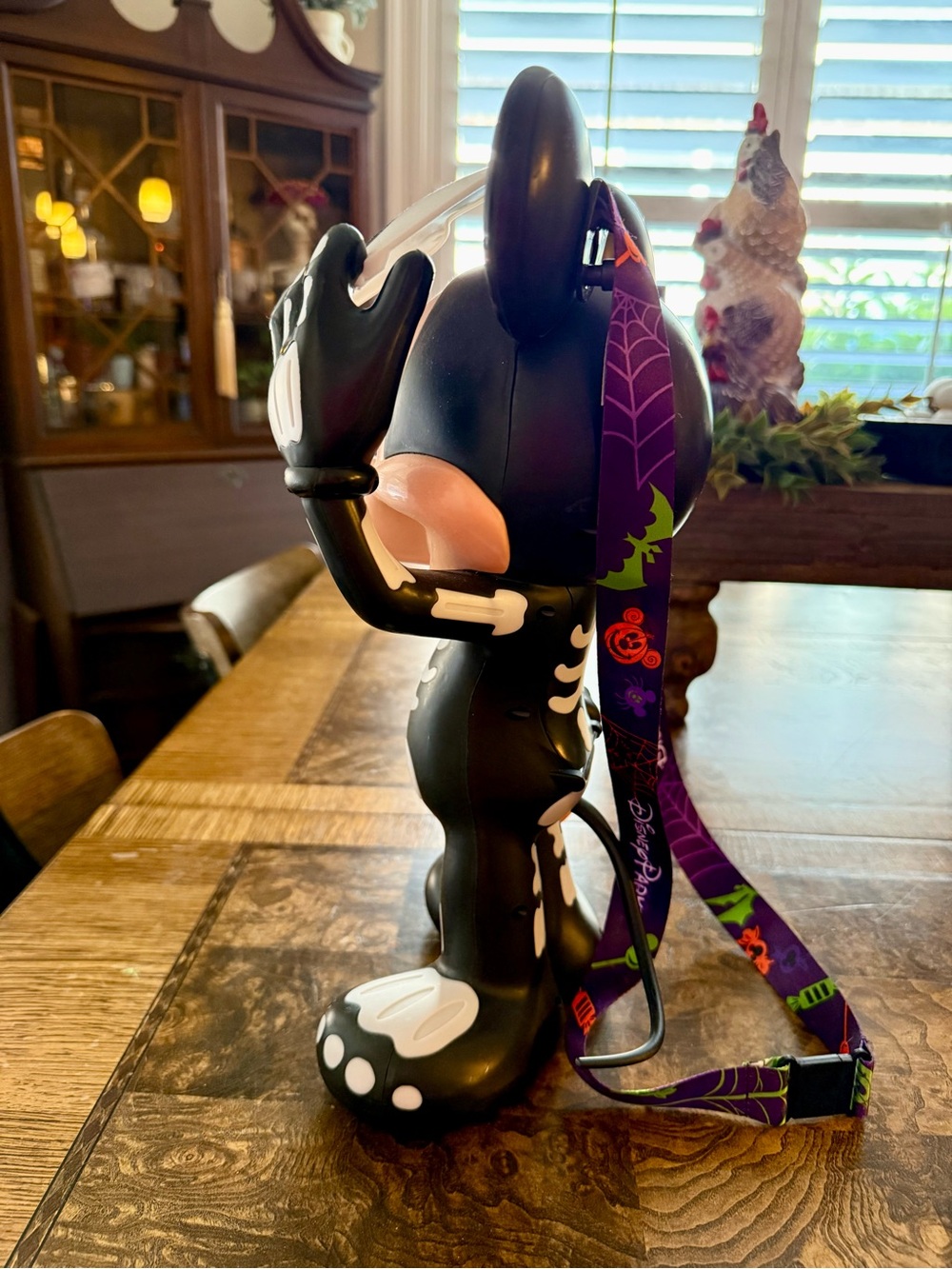 Disney Parks 2023 Mickey Mouse Skeleton Halloween Popcorn Bucket - never used - Picture 8 of 8